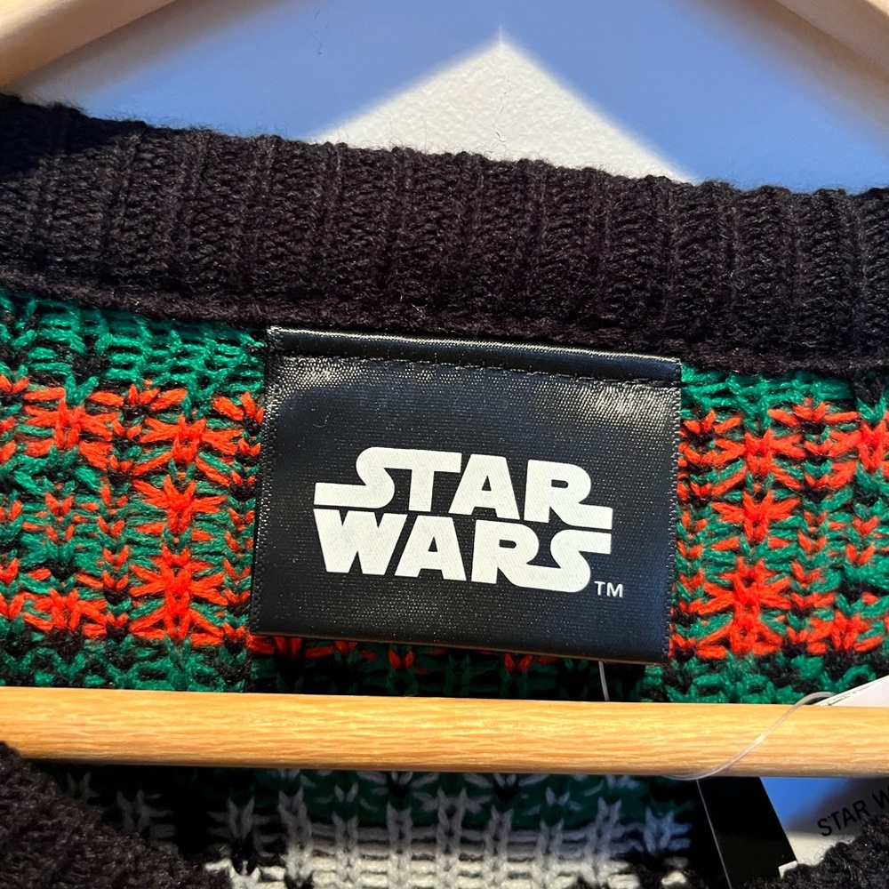 STAR WARS Disney Boba Fett Ugly Christmas Sweater Size Small - Picture 5 of 13